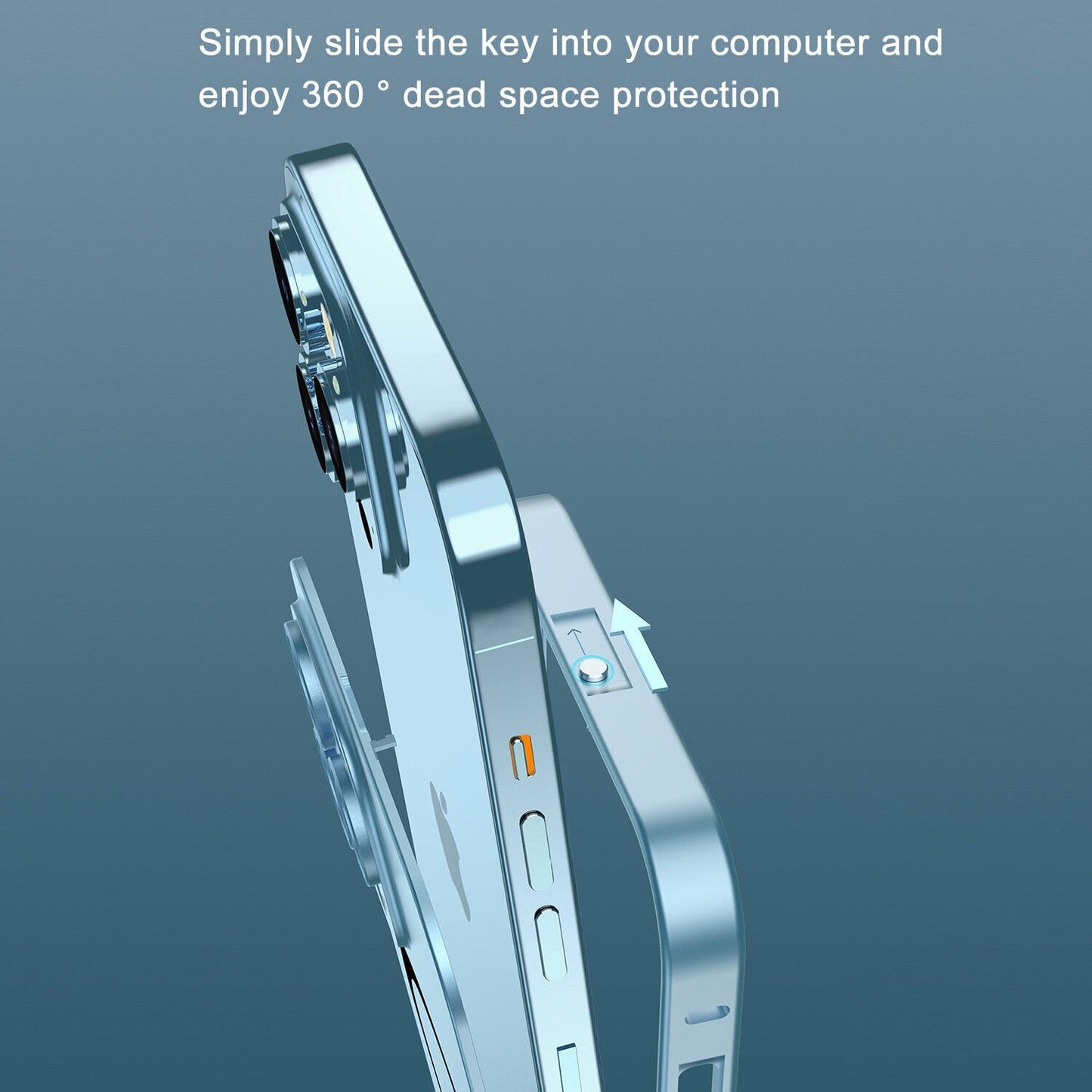 Magneettinen lataus Anti-collision Matte Protective Case -suojakotelo