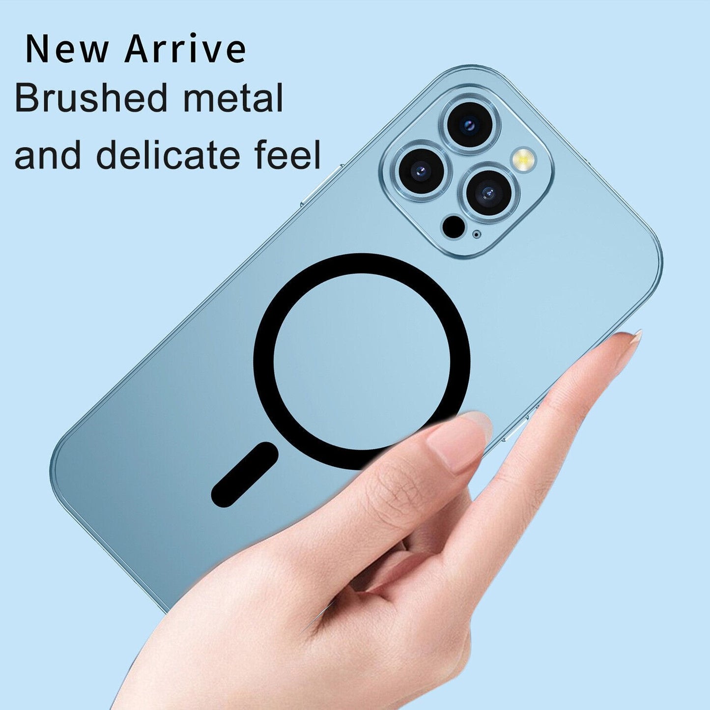 Magneettinen lataus Anti-collision Matte Protective Case -suojakotelo