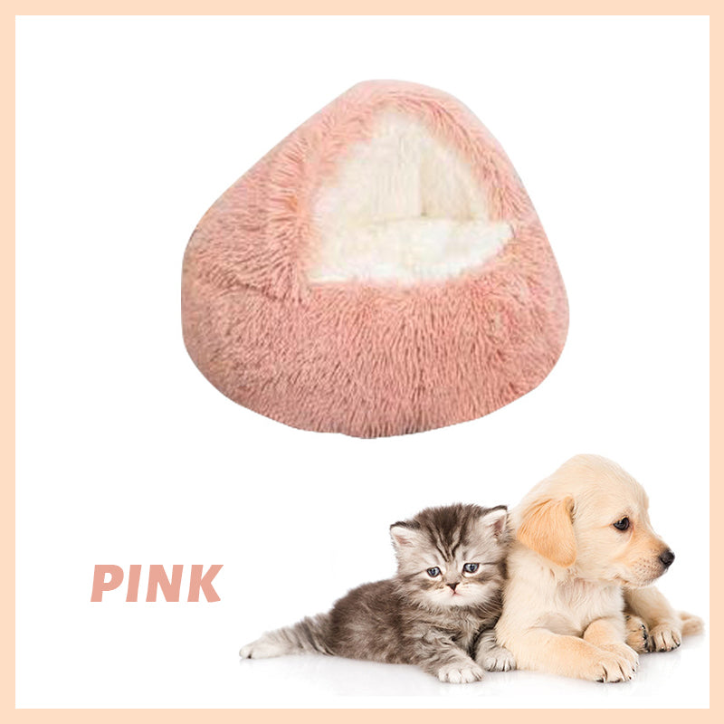 Puoliksi suljettu lemmikkieläinten pesä