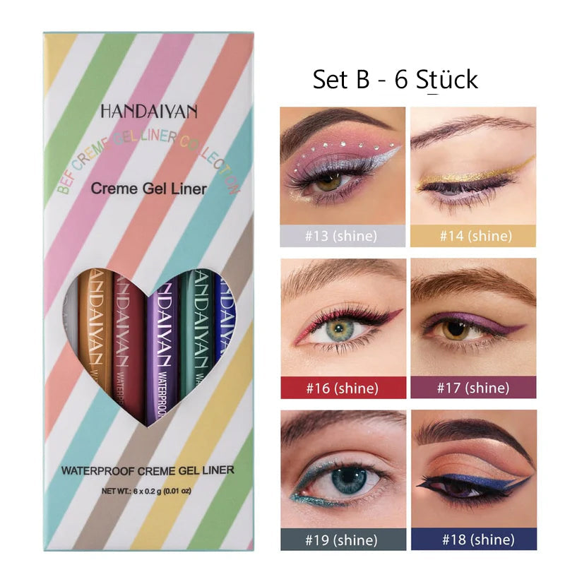 đ„đ„20 PCS vĂ€rilliset silmĂ€nrajauskynĂ€t kynĂ€sarja