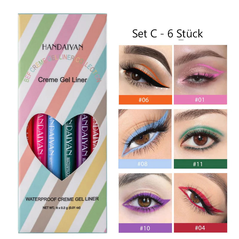 đ„đ„20 PCS vĂ€rilliset silmĂ€nrajauskynĂ€t kynĂ€sarja
