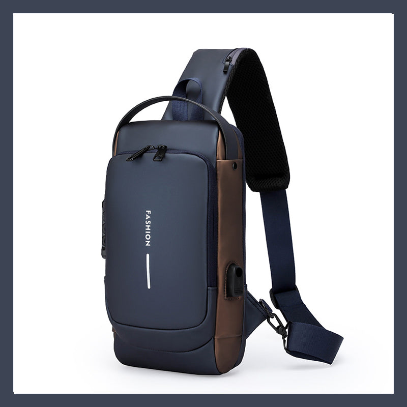 2024 Uusi yksinkertainen vedenpitävä vedenpitävä Crossbody olkalaukku