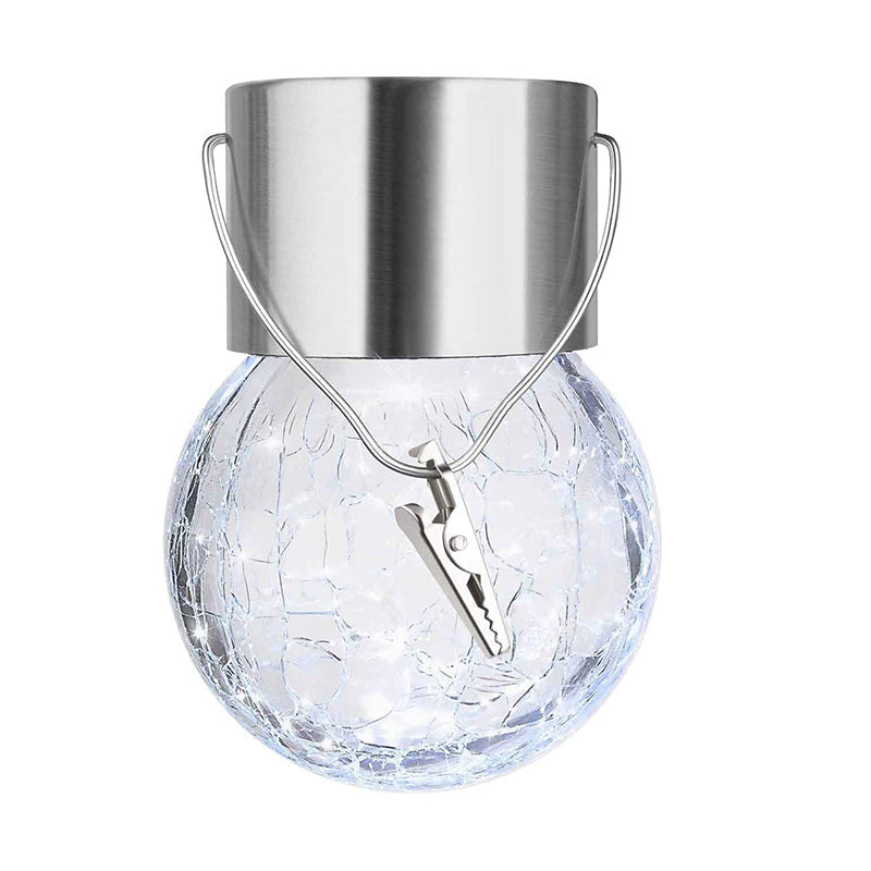 Solar Mosaic Crackle Globes LED-puutarha valot