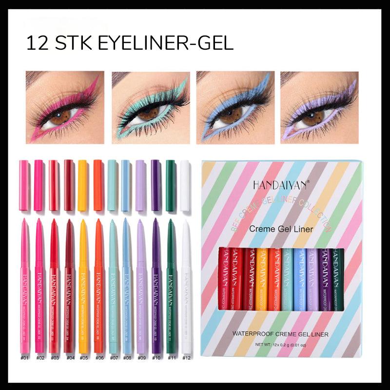 đ„đ„20 PCS vĂ€rilliset silmĂ€nrajauskynĂ€t kynĂ€sarja