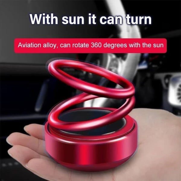 đSolar auto pyörivĂ€ kaksinkertainen rengas roikkuu aromaterapia koristeetđ