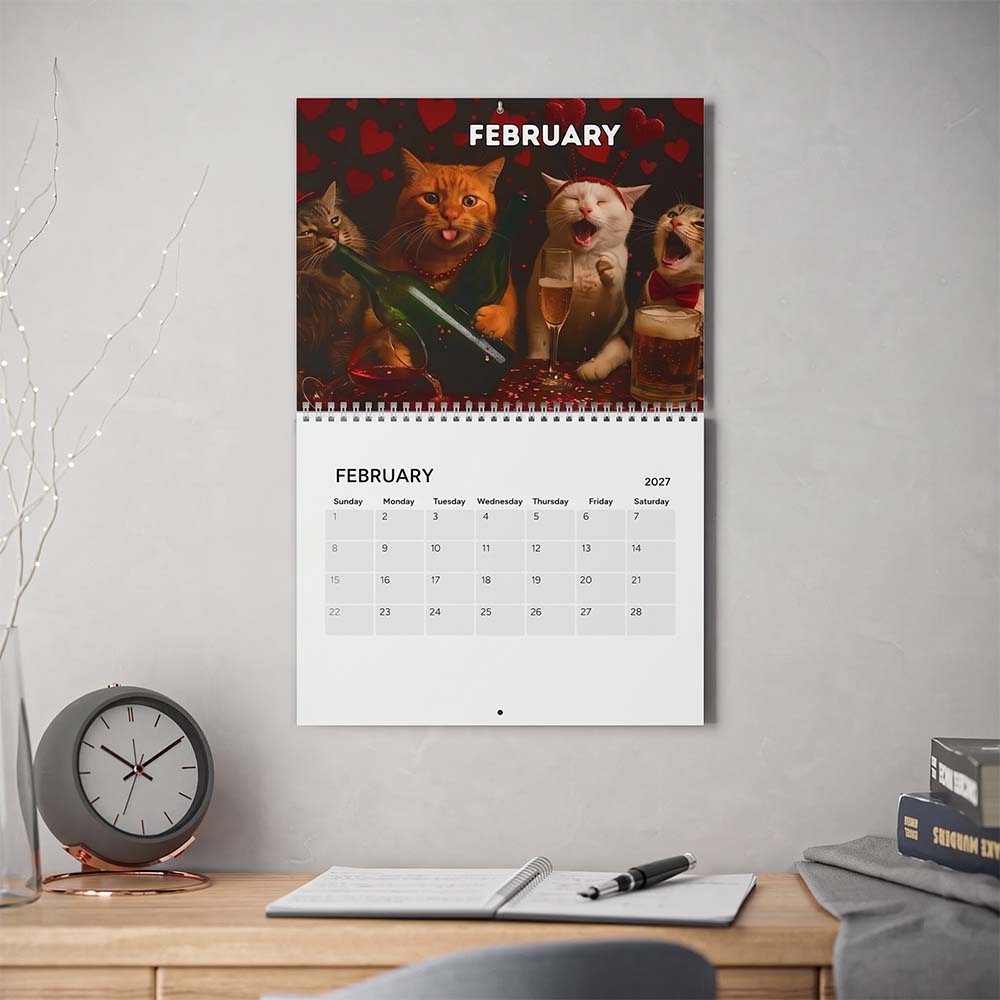 🍺🐱 Fullde Katte 2027 Kalender