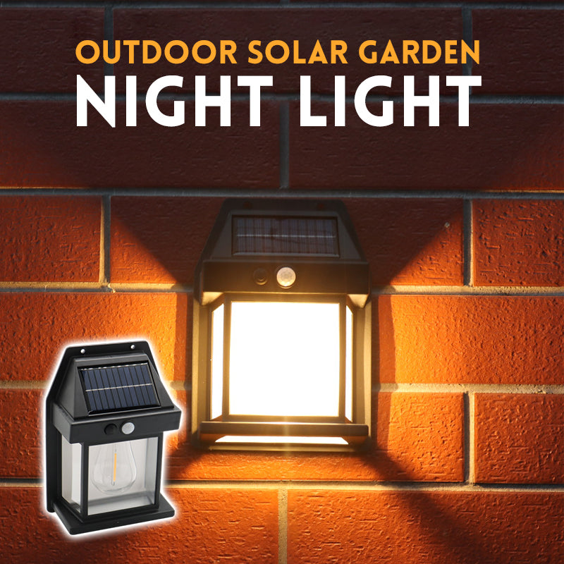 Ulkona Solar Garden yövalo