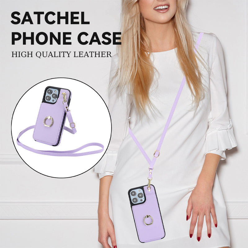 Slanted Portable Accordion Leather Phone Case - Täydellinen yhdistelmä tyyliä ja toimivuutta 📱✨/Slanted Portable Accordion Leather Phone Case