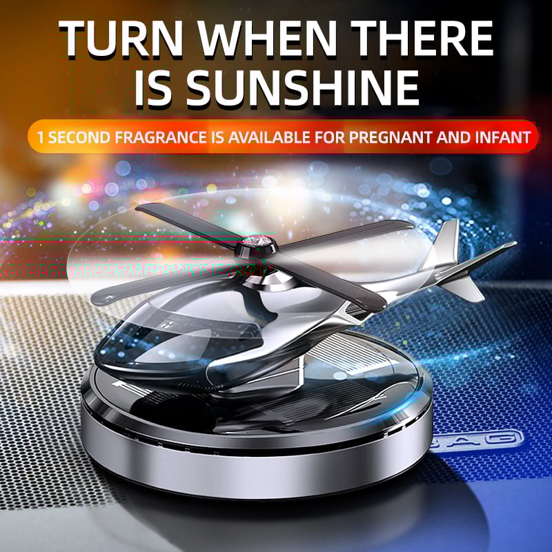 Metallinen aurinko helikopteri ilmanraikastin