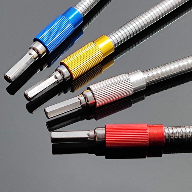 Kuusikulmainen metalli Flex yleiskäyttöinen jatkokärjen pidike