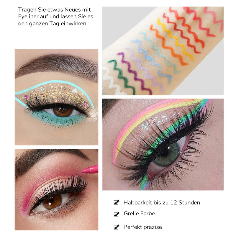 đ„đ„20 PCS vĂ€rilliset silmĂ€nrajauskynĂ€t kynĂ€sarja