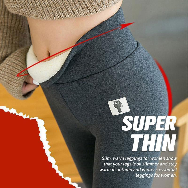 Paksuuntunut Slim Cashmere lämmin housut