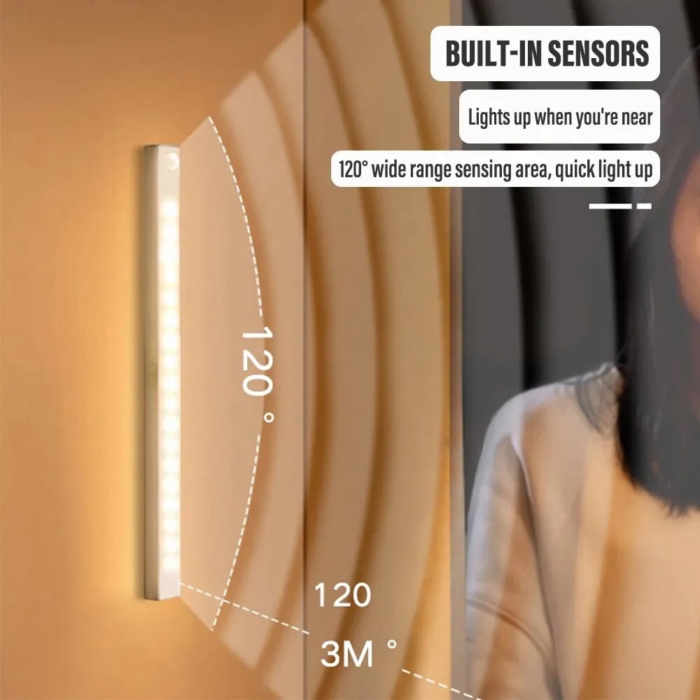 đ„UUDEN VUODEN MYYNTI - Punch-free Smart Sensor Magnetic ladattavat LED-valot