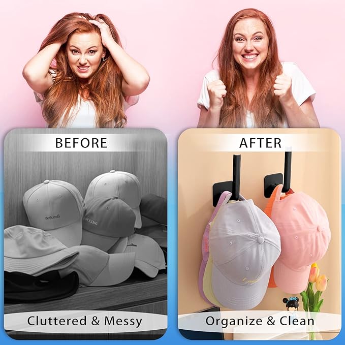 Hattuteline Wall Hat Organizer