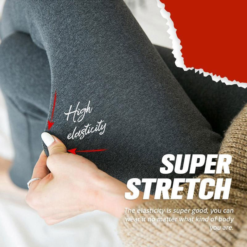 Paksuuntunut Slim Cashmere lämmin housut