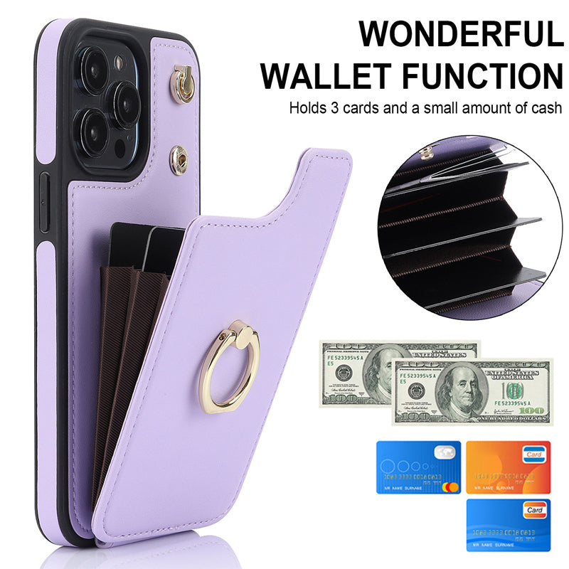 Slanted Portable Accordion Leather Phone Case - Täydellinen yhdistelmä tyyliä ja toimivuutta 📱✨/Slanted Portable Accordion Leather Phone Case