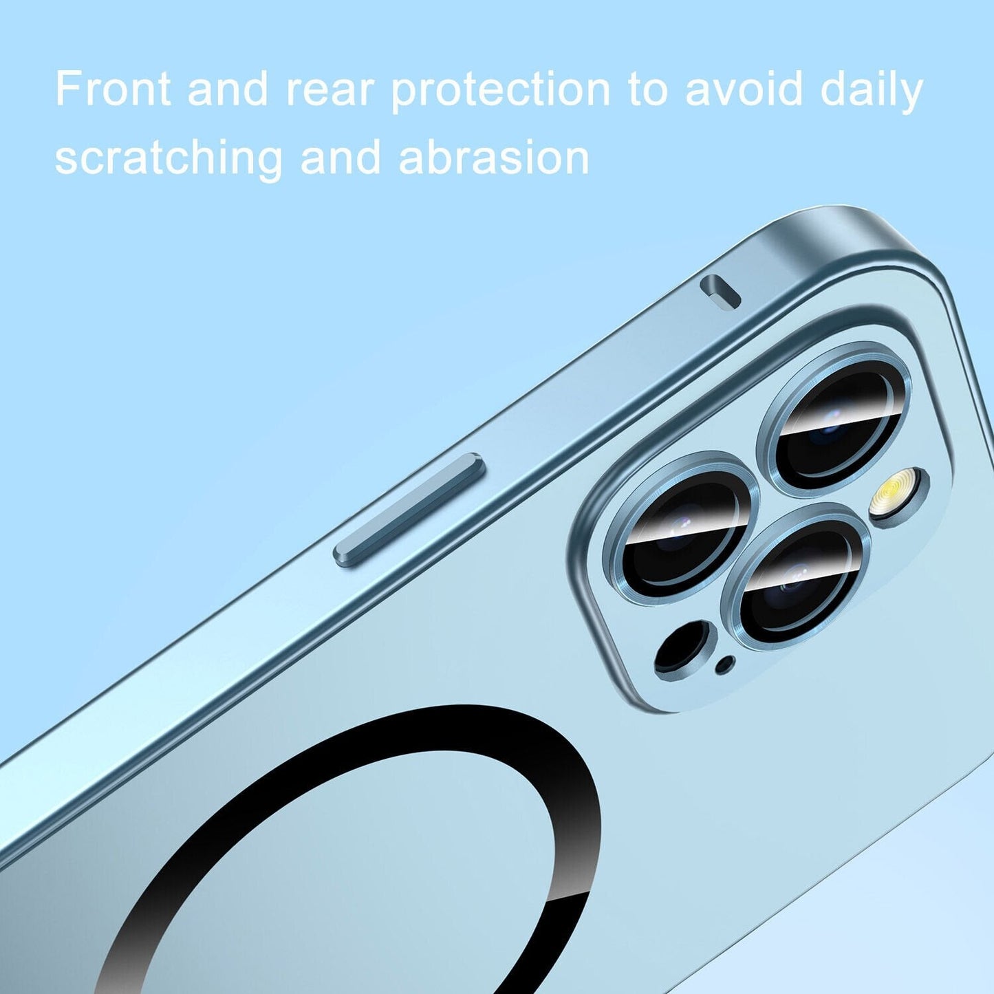 Magneettinen lataus Anti-collision Matte Protective Case -suojakotelo