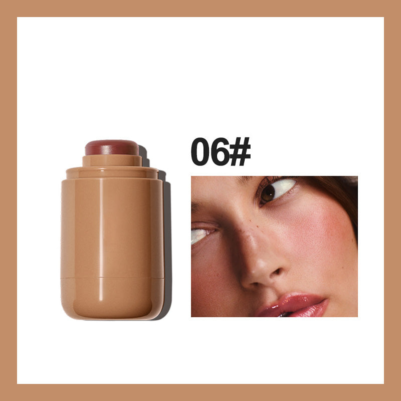 Monipuolinen pitkäkestoinen sileä poskipunatikku/Multifunctional long-lasting smooth blush stick