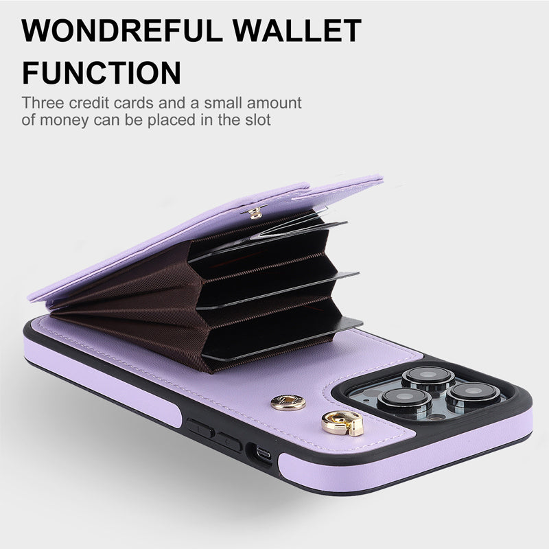 Slanted Portable Accordion Leather Phone Case - Täydellinen yhdistelmä tyyliä ja toimivuutta 📱✨/Slanted Portable Accordion Leather Phone Case