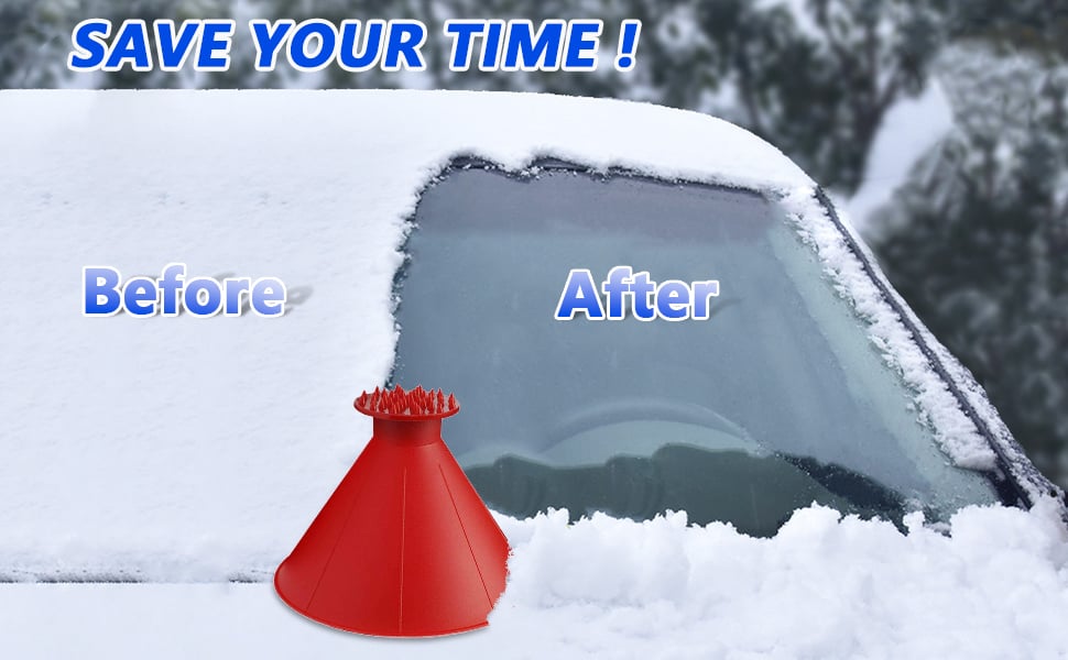đ„Tyhjennysale 49 % -Magical Car Ice Scraper (laatupĂ€ivitys)