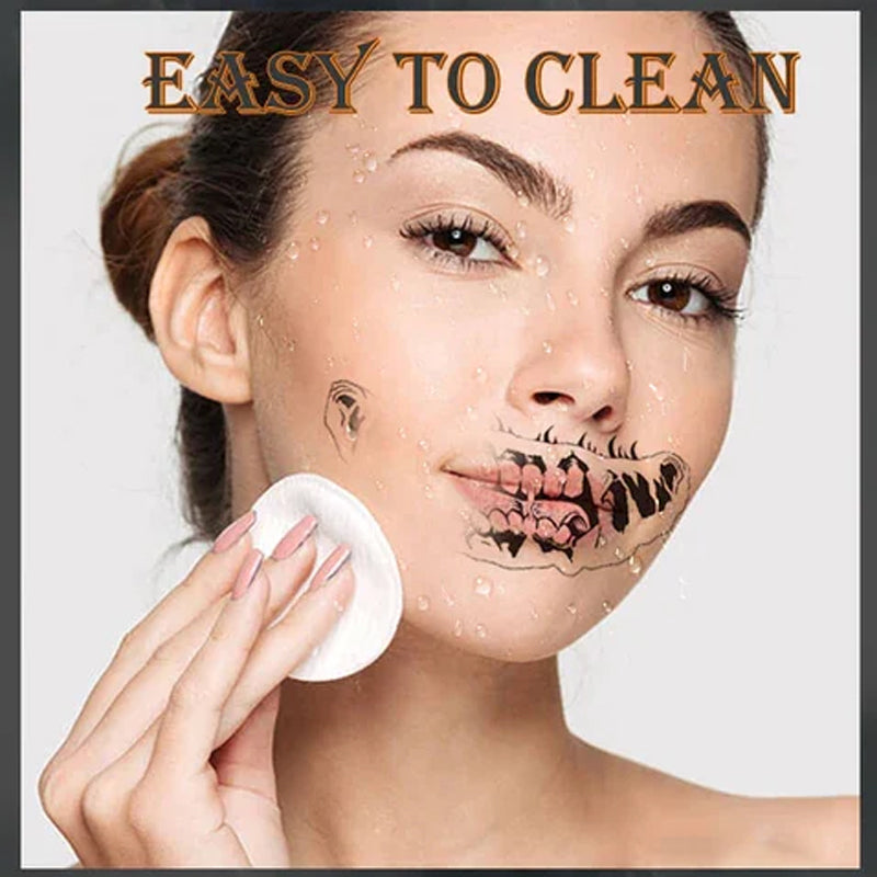 Halloween Prank Makeup Temporary TattoođRealistinen ja helppo poistaa