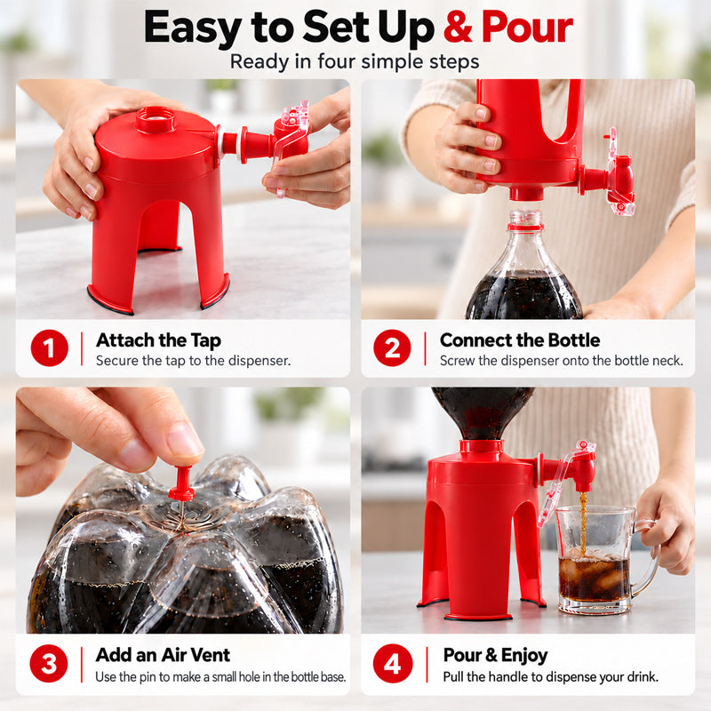 🥤 Kreativ sodavandsdispenser