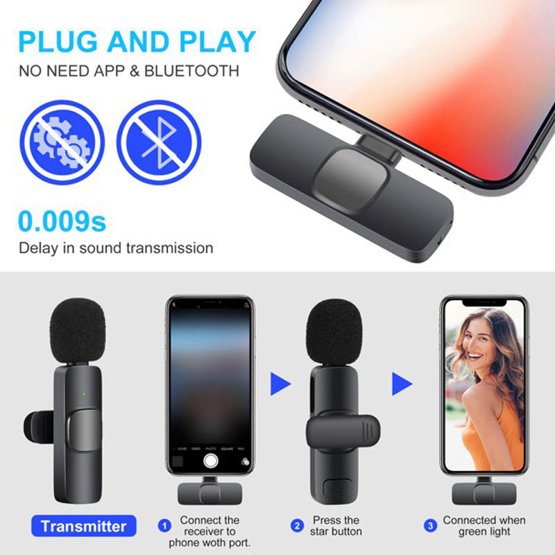 Melua vaimentava Bluetooth-mikrofoni