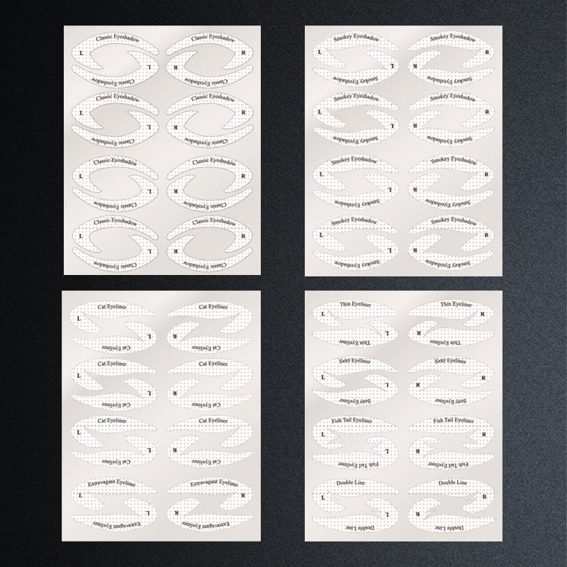 Eyeshadow / eyeliner meikki malli tarroja tarroja