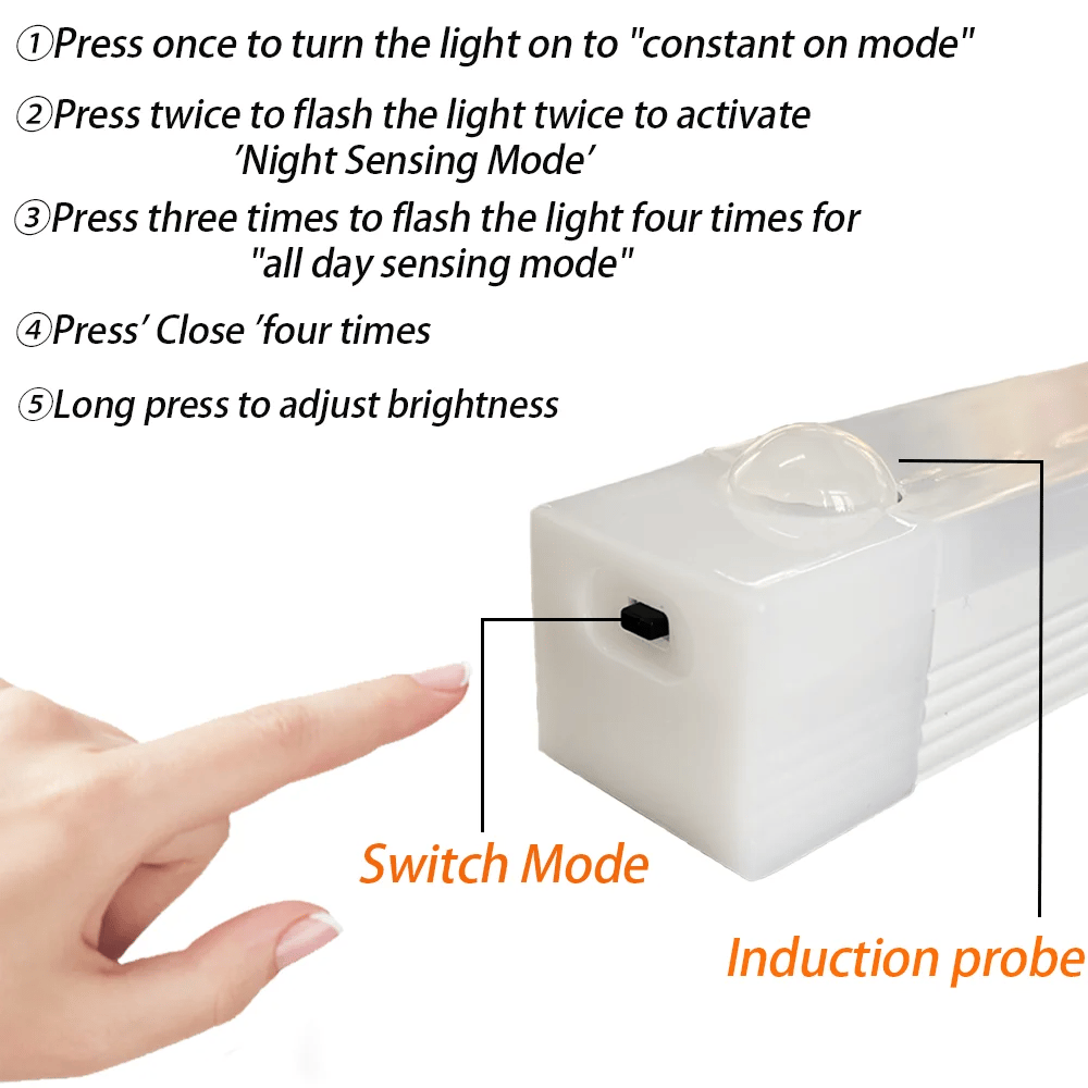 đ„UUDEN VUODEN MYYNTI - Punch-free Smart Sensor Magnetic ladattavat LED-valot