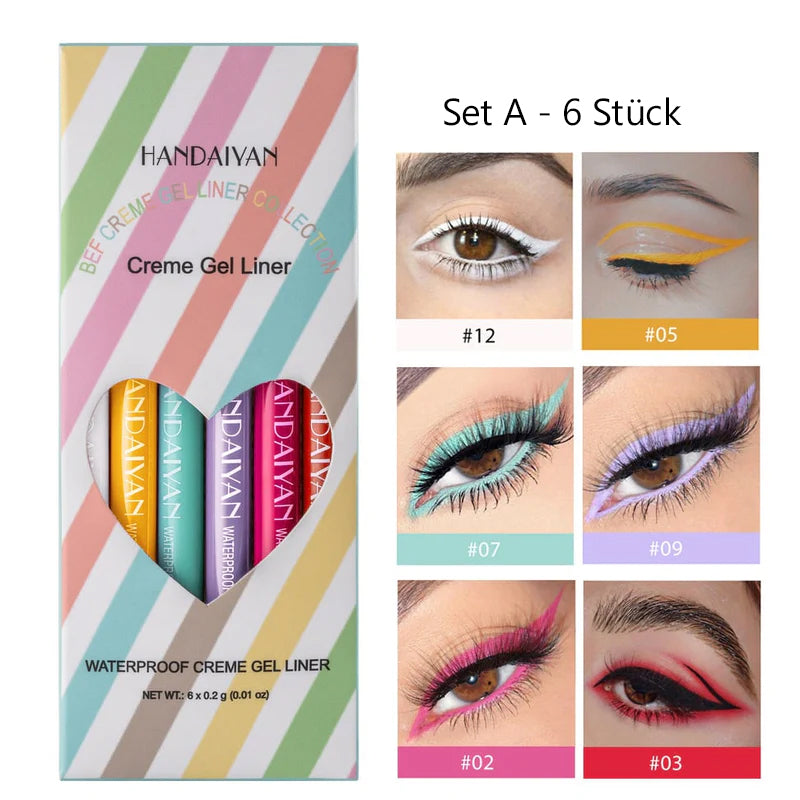 đ„đ„20 PCS vĂ€rilliset silmĂ€nrajauskynĂ€t kynĂ€sarja
