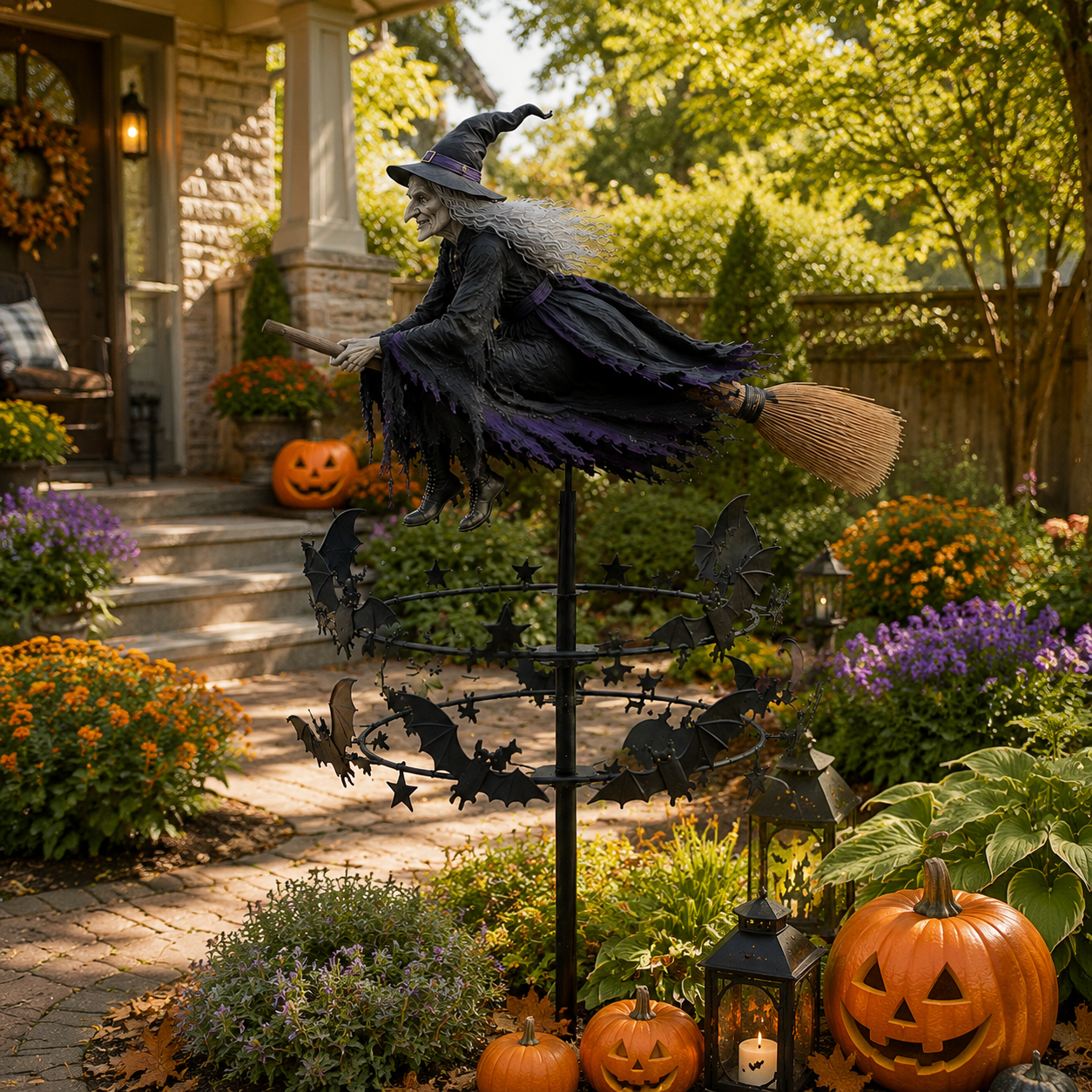 🔥Halloween Early Bird-tilbud: 50% rabat🧙♀️ Den fortryllede heksehave-vindspinder