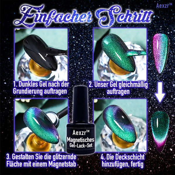 Star Galaxy Magneettinen Geelilakkasetti