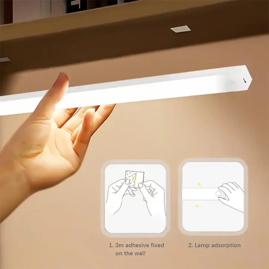 đ„UUDEN VUODEN MYYNTI - Punch-free Smart Sensor Magnetic ladattavat LED-valot