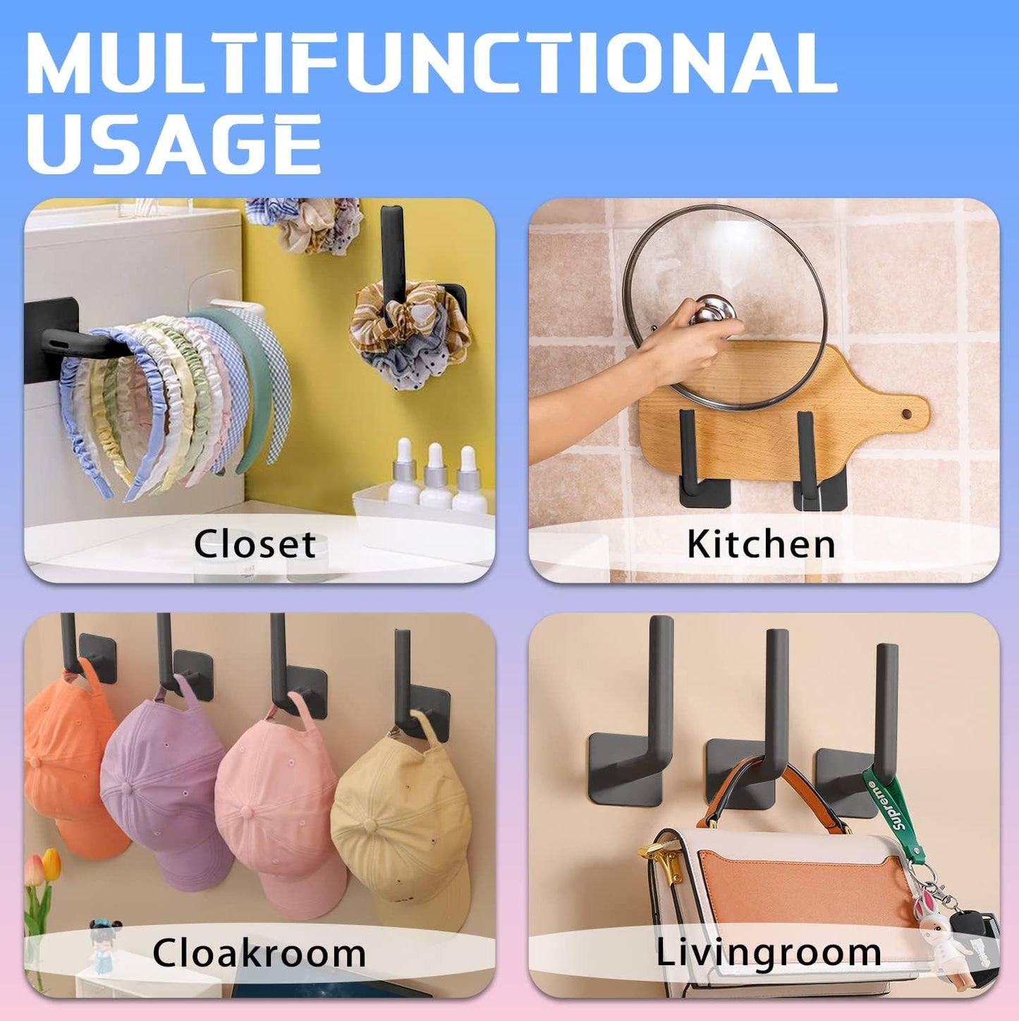 Hattuteline Wall Hat Organizer