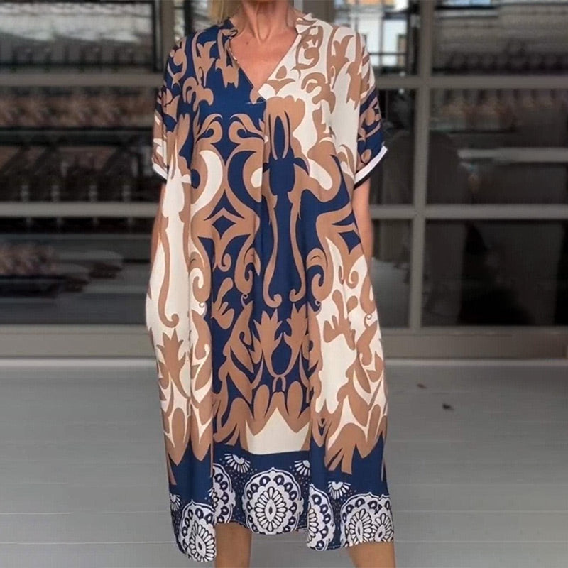 Boho napa peittävä mekko