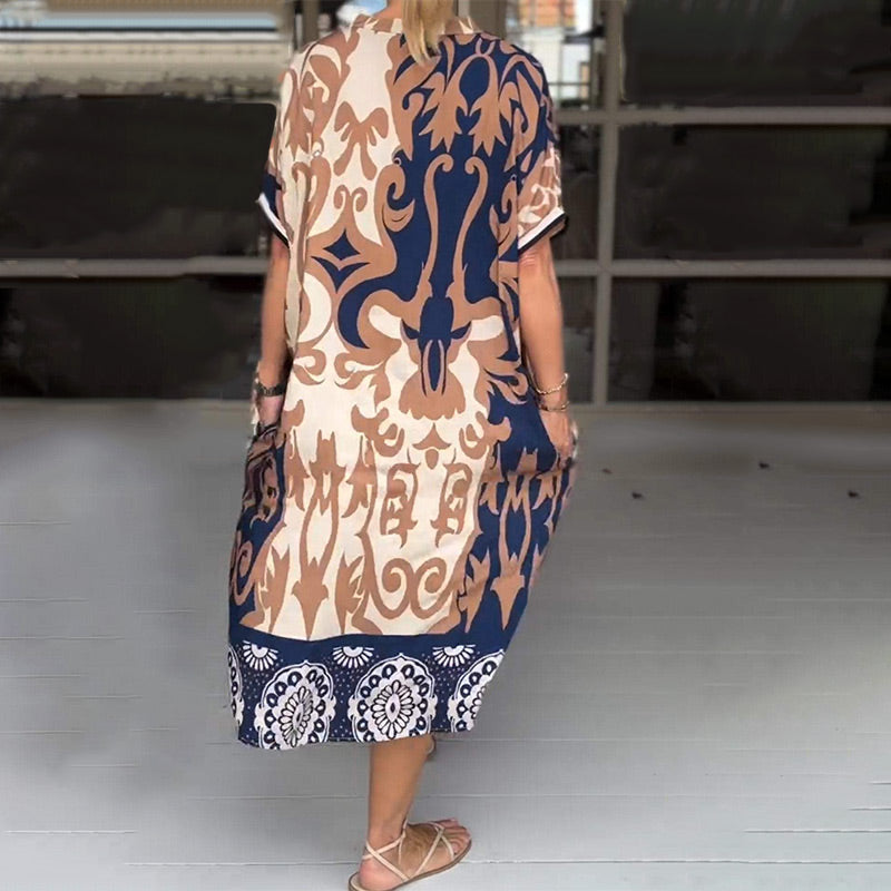 Boho napa peittävä mekko