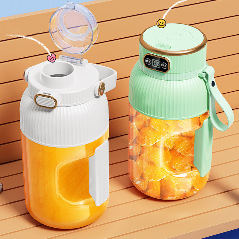 Multifunktionaler kannettava juicer-kuppi digitaalisella näytöllä