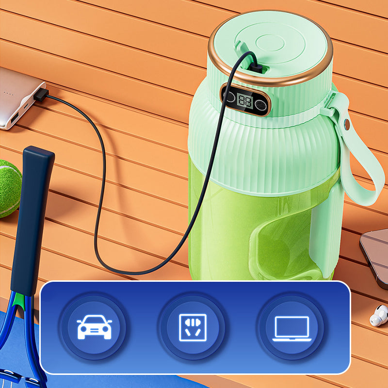 Multifunktionaler kannettava juicer-kuppi digitaalisella näytöllä