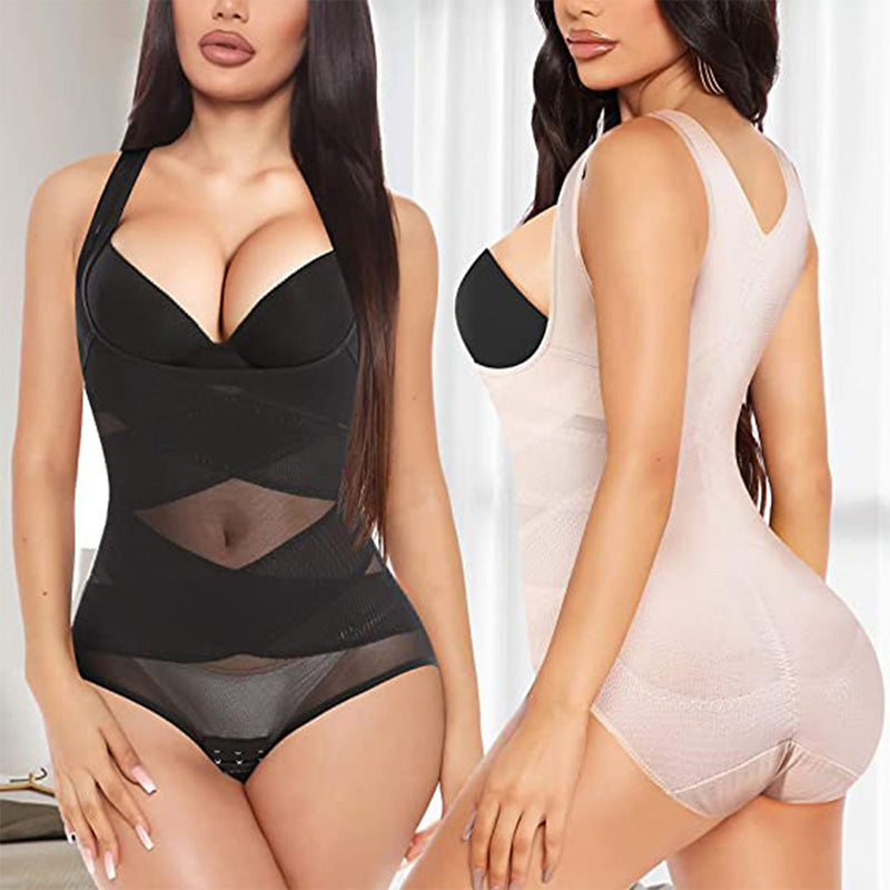🎉Erikoismyynti - 49% OFF✨3-in-1 Naisten kevytrakenteinen verkkojooga Bodysuit Shaper