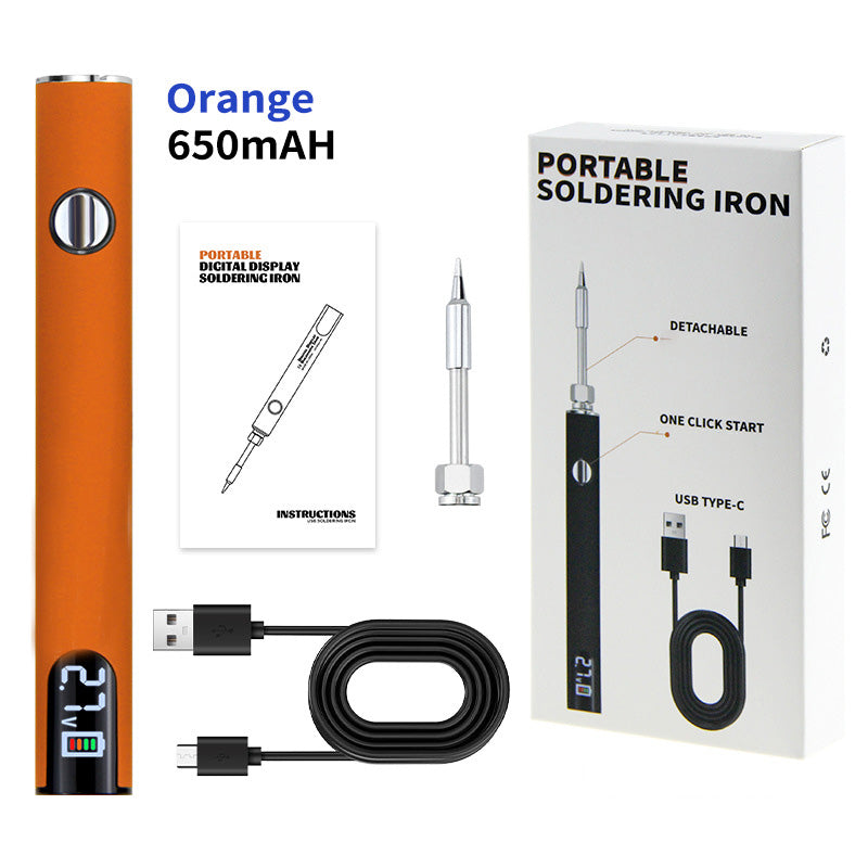 Reparer alt, hvor som helst: Bærbar USB-loddekolbe med præcis digital kontrol 🛠️✨