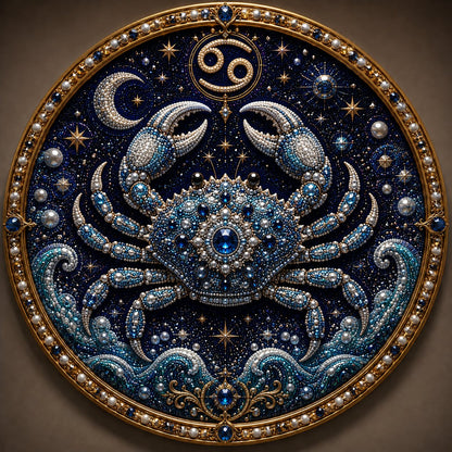 🔥 12 Stjernetegn Perlekunst-sæt ♈🌙