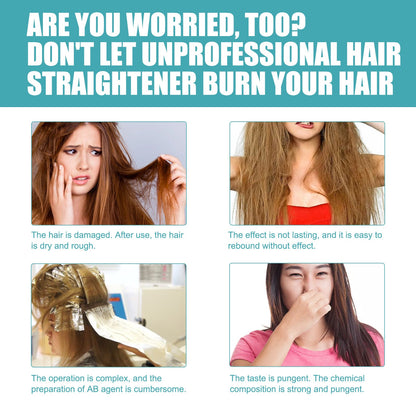 Silkki ja Keratin hoito Hiusten suoristusvoide