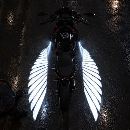 🏍️ LED-projektorlampe til motorcykler i form af englevinger