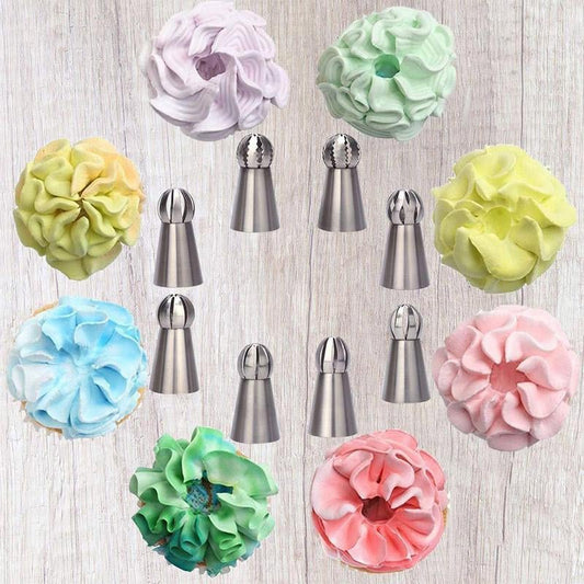 Työkalusarja kakun koristeluun (22 kpl/9 kpl)/Tool set for cake decorating (22 pcs/9 pcs)