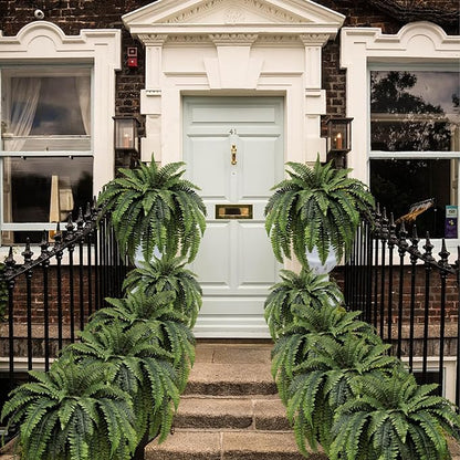 🌱 UV-resistent og virkelighedstro kunstig Boston-bregne