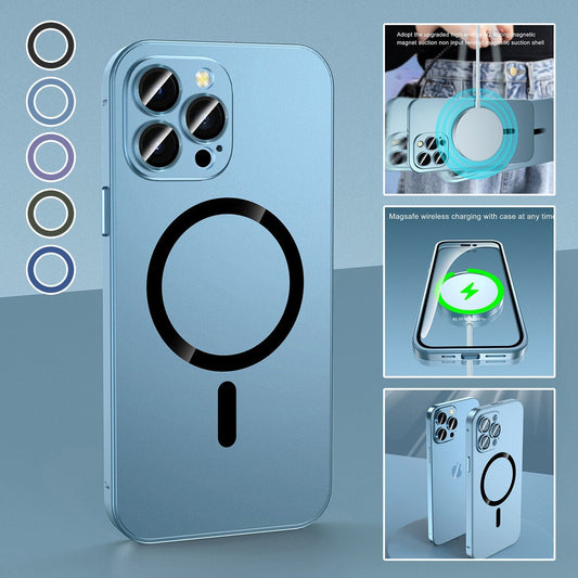 Magneettinen lataus Anti-collision Matte Protective Case -suojakotelo