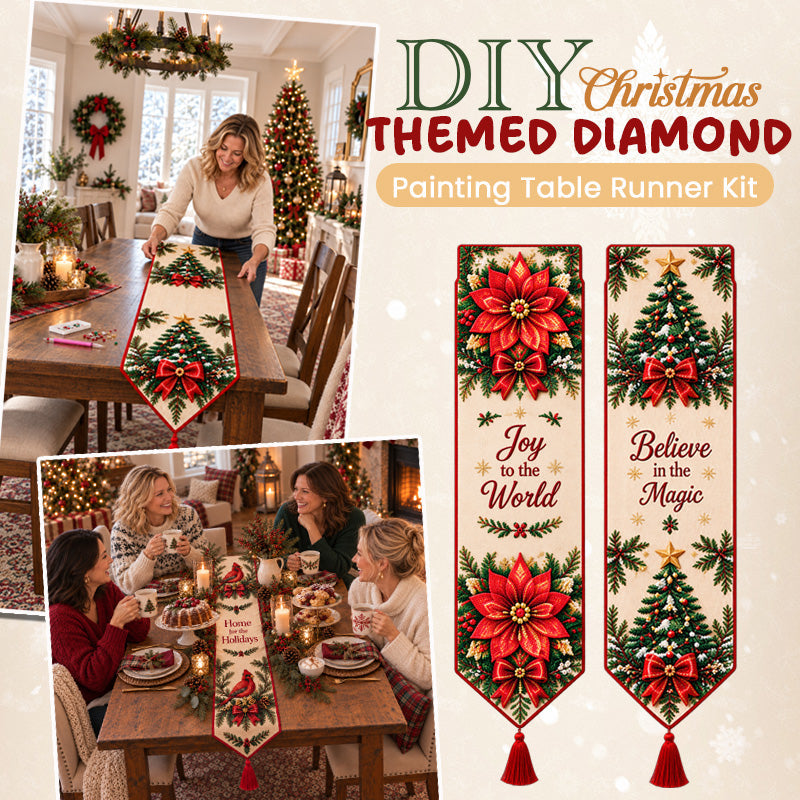✨ DIY jule-diamantmaleri bordløber sæt 🎄