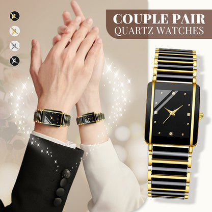 ⌚Fashion Keramisk Kvadratisk Quartz Ur