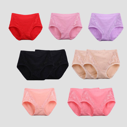 【XL-6XL】💟 Plus kokoisten naisten alushousut puuvillaa