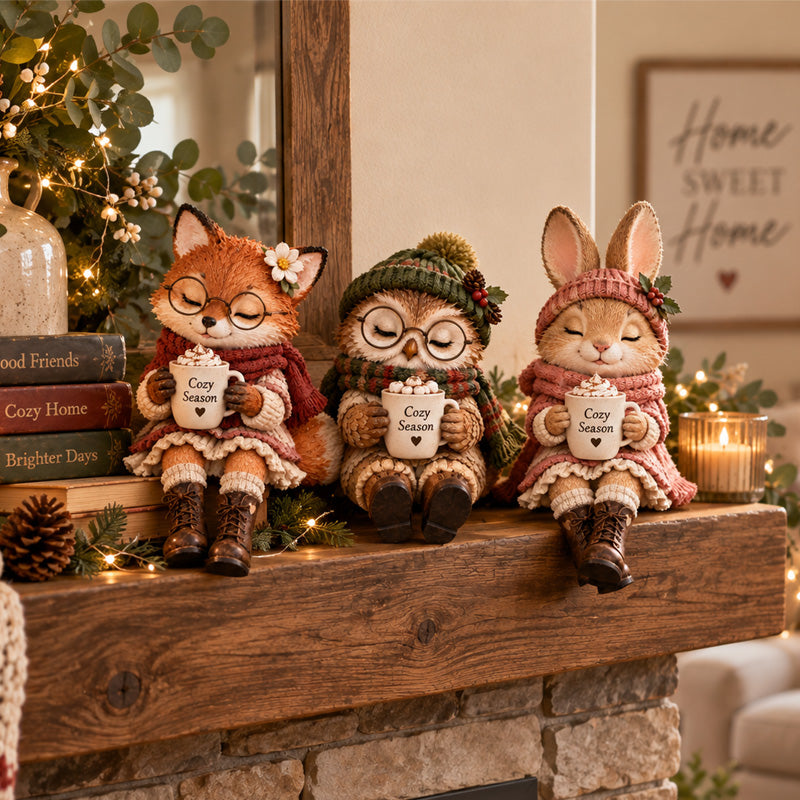 🦊 Hjertevarmende jule-dyr ledsagere 🦉🐰